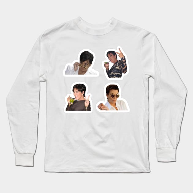 Kris Jenner Pack Long Sleeve T-Shirt by Biscuit25